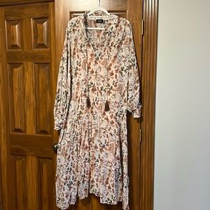 VICI long sleeve sheer dress with slip, XL, worn for 30 minute photoshoot
